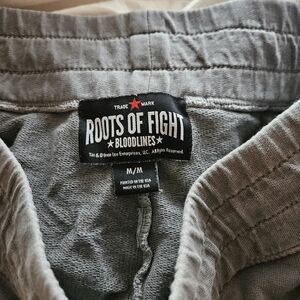 Roots of fight bruce Lee grey sweatpants